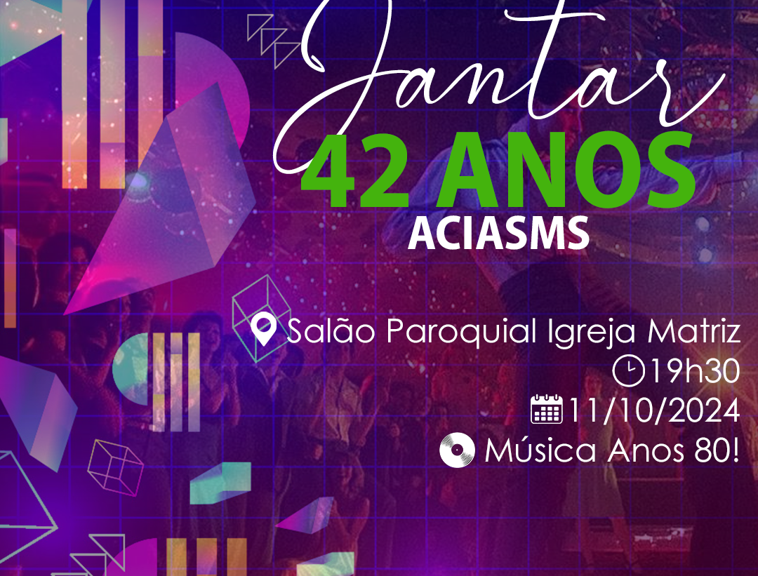 VEM AÍ A FESTA DOS 42 ANOS!