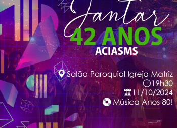 VEM AÍ A FESTA DOS 42 ANOS!